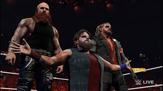 WWE 2K24 The Wyatt Sicks vs American Made Raw [upl. by Ecnarwal]