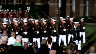 US Marines On Parade Pass in Review  13 [upl. by Narmis]