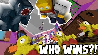 Minecraft  The Dropper 2  Who Wins 6 [upl. by Anoj982]