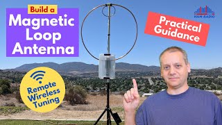 Build a Magnetic Loop Antenna with Remote Wireless Tuning  Practical Guidance [upl. by Niwre312]