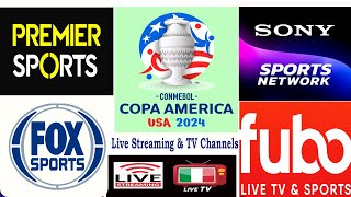 Copa America 2024 Live Streaming amp TV Channels  On Which Channel Copa America is live [upl. by Ybot221]