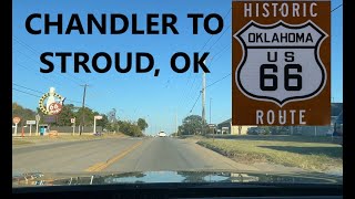 Route 66 Chandler to Stroud Oklahoma  Eastbound  October 4th 2024 [upl. by Ynnub]