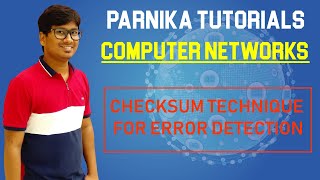 L 25 CHECKSUM TECHNIQUE FOR ERROR DETECTION [upl. by Odel]