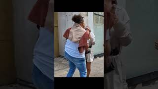 She Pranks her friend with Bushman bushman shorts bushmanprank [upl. by Valdis]