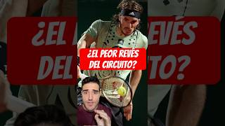 EL CURIOSO REVÉS DE STEFANOS TSITSIPAS ¿CÓMO LO HACE😂 tenis federer tsitsipas atp [upl. by Joell]