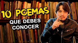 10 geniales POEMAS que debes CONOCER [upl. by Anert]