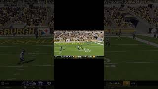 Pickens Flies Through Baltimores Defense shorts nfl pittsburghsteelers madden25 [upl. by Merrow]