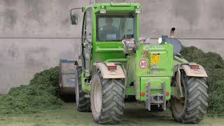 Insilamento medica in balle fasciate Orkel compactor densx jhondeere SilvestroTeam Bertola Fendt [upl. by Naj]