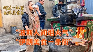 伊朗女导游带你云吃波斯本地美食，逛吃德黑兰美食一条街  波斯秘语 [upl. by Airenahs]