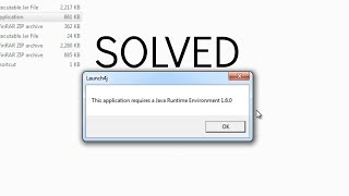 Minecraft launch4j  This application Requires a Java Runtime Environment 160 SOLUTION [upl. by Eah]