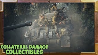 Call of Duty WW2 All Collectibles Collateral Damage Mission Mementos  Heroic Actions [upl. by Delanie]