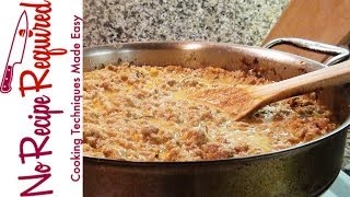 White Bolognese Sauce  NoRecipeRequiredcom [upl. by Negem]