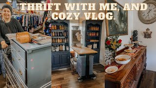 Come Thrift with Me  Slow Living Cozy Vlog [upl. by Calendra568]