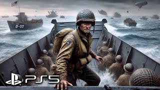 Call of Duty WWII  01 Dia D  Batalla de Normandía  ULTRA REALISTA  4K 60FPS  Gameplay [upl. by Siobhan]