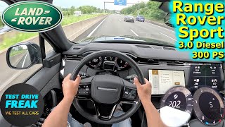 2024 Range Rover Sport D300 Dynamic SE 300 PS TOP SPEED AUTOBAHN DRIVE POV [upl. by Larine245]