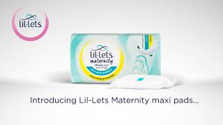 LilLets Maternity maxi pads  NPW Video [upl. by Leafar]