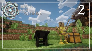 【Mana and Artifice】 Constructで釣りを自動化します2【Minecraft】【魔術MOD】 [upl. by Benenson102]