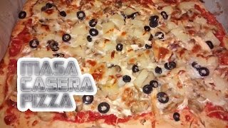 Masa Pizza Casera estilo Domino´s o Telepizza [upl. by Ffirahs114]