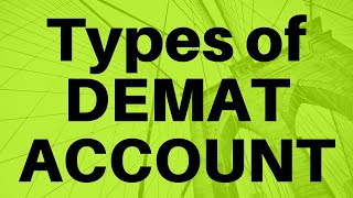 Different Types of DEMAT Account Regular Repatriable amp NonRepatriable [upl. by Adnicul]