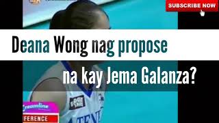 DEANA WONG NAGPROPOSE NA KAY JEMA GALANZA [upl. by Barthol]