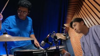 Mahalini  OvertureBuru Buru Studio Session by Raymond Aditya DRUM COVER [upl. by Eiramanel]