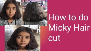 hairstyleHow to do Micky Hair cuthighlookbridalhaircut [upl. by Onida]