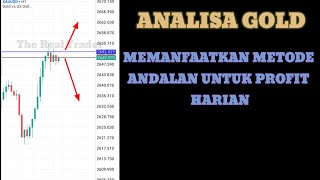 ANALISA XAUUSD  MEMANFAATKAN METODE ANDALAN UNTUK TRADING [upl. by Aliled992]