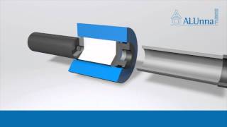 Seamless extrusion of Aluminium Tubes indirect [upl. by Hgielek316]