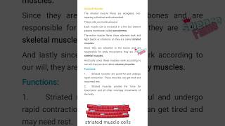 Striated Unstriated and Cardiac Muscles class9th [upl. by Nesnaj654]