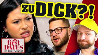 Zu DICK 😳 Ihre Kurven ENTTÄUSCHEN IHN First Dates [upl. by Ahsekel]