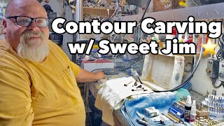 Basic Contour Carving  Fire Agate Carving w Sweet Jim [upl. by Richard]