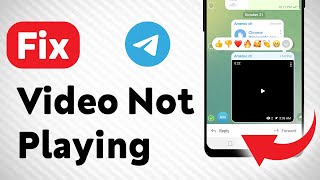 How to Fix Telegram Video Not playing Updated [upl. by Llenal]