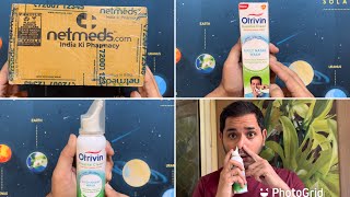 Otrivin Breathe Clean Isotonic Nasal Spray Review amp Demo  Ordered From Netmedscom [upl. by My]