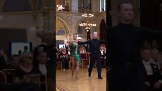 Denis Kojinov and Jeanette Chevalier USA  Paso Doble 2024 WDSF Vienna Dance Concourse shorts [upl. by Kasper]