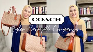 Coach Tyler Carryall Comparison between C3889 vs C2591 [upl. by Leland]