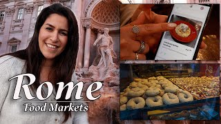 Rome Food Tour  MUST SEE Markets In Rome Italy [upl. by Nojed711]