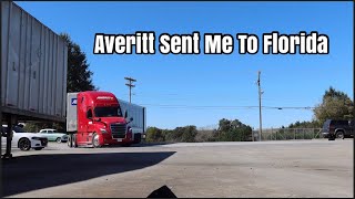 First Load To Florida  Averitt Express  Trucking  Trucker  Trucker Driver  Rookie Driver [upl. by Gilead]