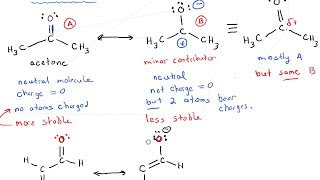 Resonance in Organic Chemistry Unequal Resonance Forms [upl. by Ronica]