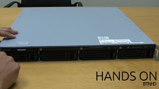 Buffalo 16TB TeraStation 3400r 1U 4Bay NAS Server Hands On [upl. by Saffren]