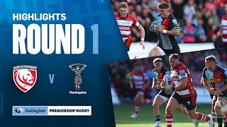 Gloucester v Harlequins  HIGHLIGHTS  Down To The Wire  Gallagher Premiership 202324 [upl. by Ravid]