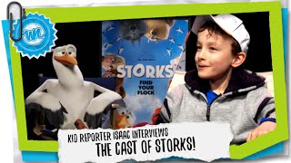 Isaac Interviews the Cast of Storks  What Now [upl. by Hali]