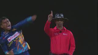 Dunith Wellalages maiden ODI wickets  Short Clip [upl. by Moreno]