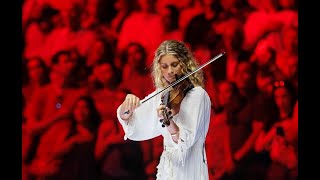 Elizabeth Beisel National Anthem at Lucas Oil Stadium [upl. by Lally970]