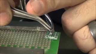 Soldering with a Hot Air Rework Station 858D [upl. by Condon]