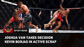 UFC 295 Highlights Joshua Vans killer kick leads to Decision win over Kevin Borjas at Active Scrap [upl. by Rafe]