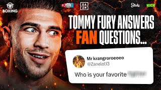 Tommy Fury answers fan questions ahead of KSI fight  Ask me anything [upl. by Sahpec]