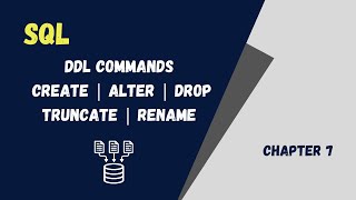 DDL Commands in SQL A Beginners Guide CREATE ALTER DROP amp More [upl. by Gnuhn678]