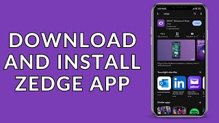 Install Zedge App How to Download Zedge App [upl. by Aerol42]