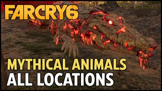 Far Cry 6  All Mythical Animal Locations Ultimate Predator Trophy  Achievement Guide [upl. by Rothmuller791]