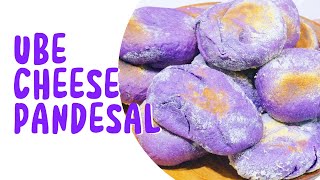 HOW TO MAKE UBE CHEESE PANDESAL with UBE HALAYA [upl. by Ainegul]